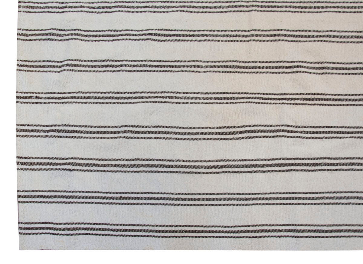 Neutral Kilim 7'1" x 9'1" feet 216 x 278 cm