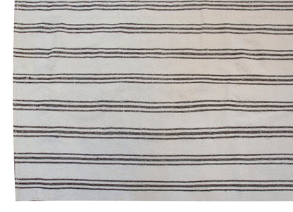 Neutral Kilim 7'1" x 9'1" feet 216 x 278 cm