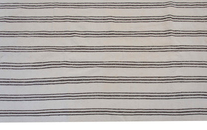Neutral Kilim 7'1" x 9'1" feet 216 x 278 cm