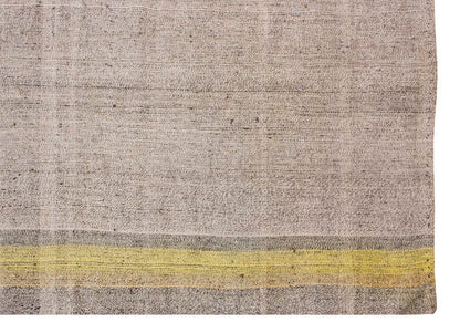 Neutral Kilim 7'11" x 9'2" feet 241 x 280 cm