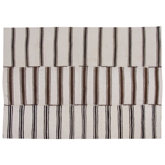 Neutral Kilim 7'4" x 12'3" feet 223 x 312 cm