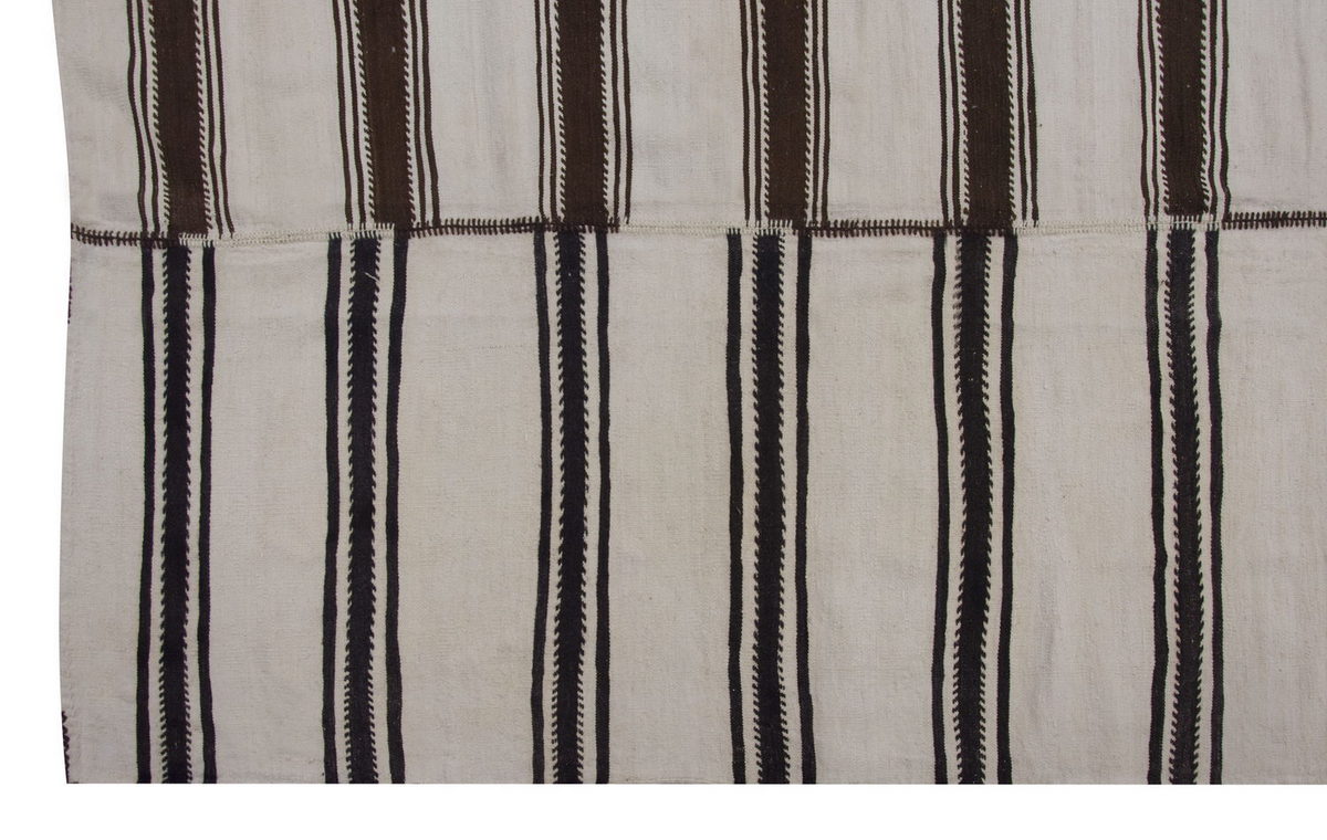 Neutral Kilim 7'4" x 12'3" feet 223 x 312 cm