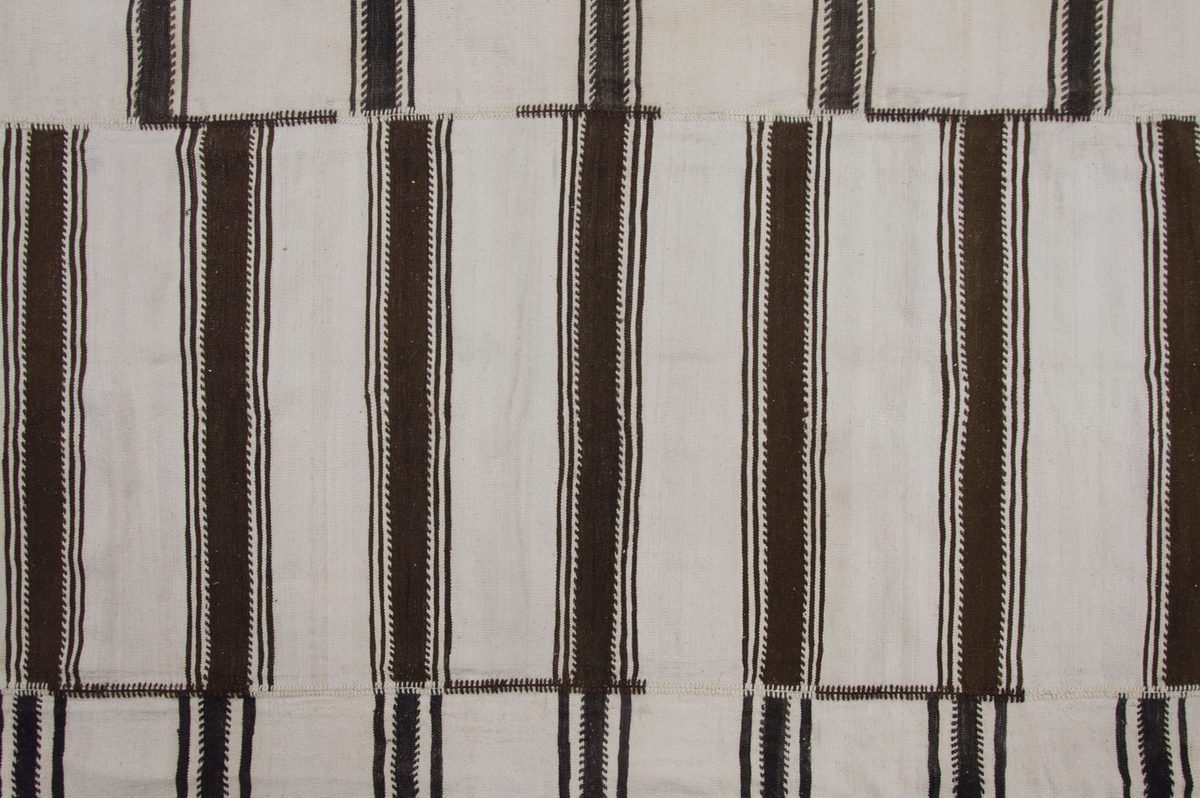 Neutral Kilim 7'4" x 12'3" feet 223 x 312 cm