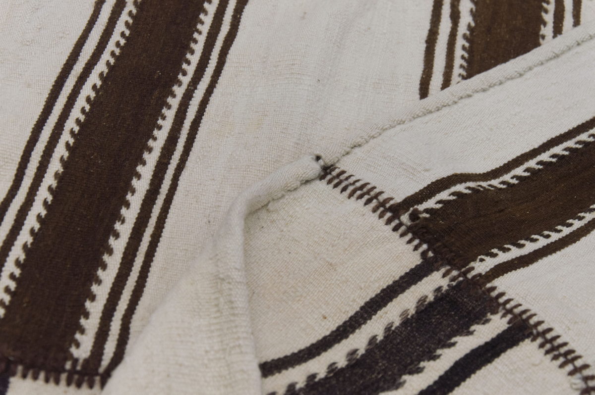Neutral Kilim 7'4" x 12'3" feet 223 x 312 cm