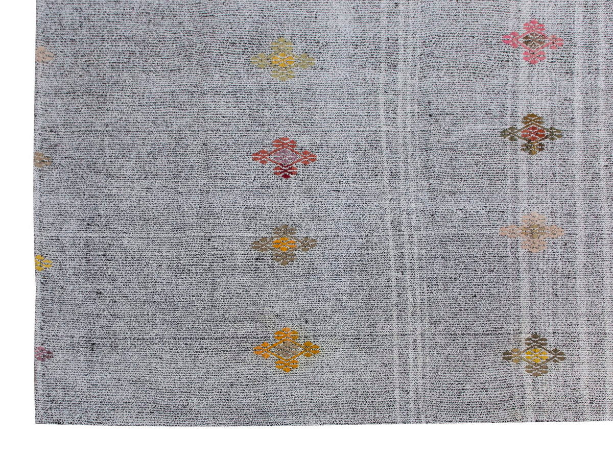 Neutral Kilim 7'8" x 10'2" feet 234 x 310 cm