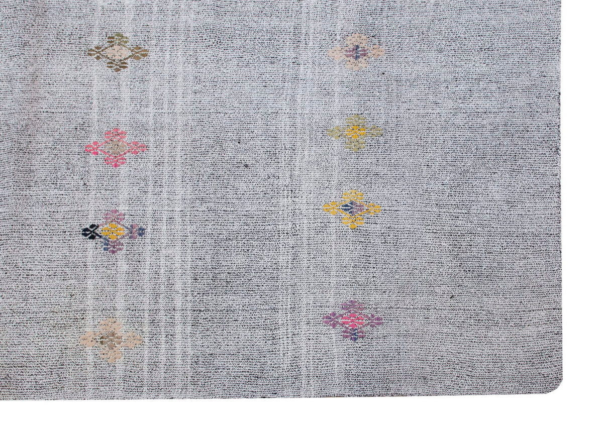 Neutral Kilim 7'8" x 10'2" feet 234 x 310 cm