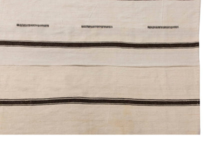 Neutral Kilim 7'9" x 10'8" feet 235 x 324 cm