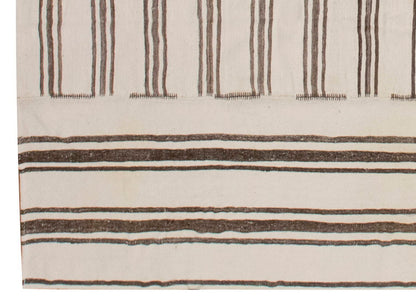 Neutral Kilim 7'9" x 11'2" feet 235 x 340 cm