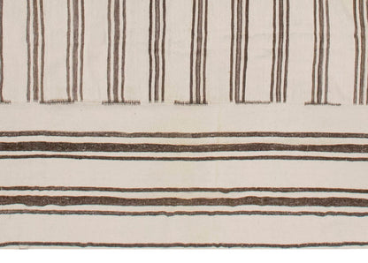 Neutral Kilim 7'9" x 11'2" feet 235 x 340 cm