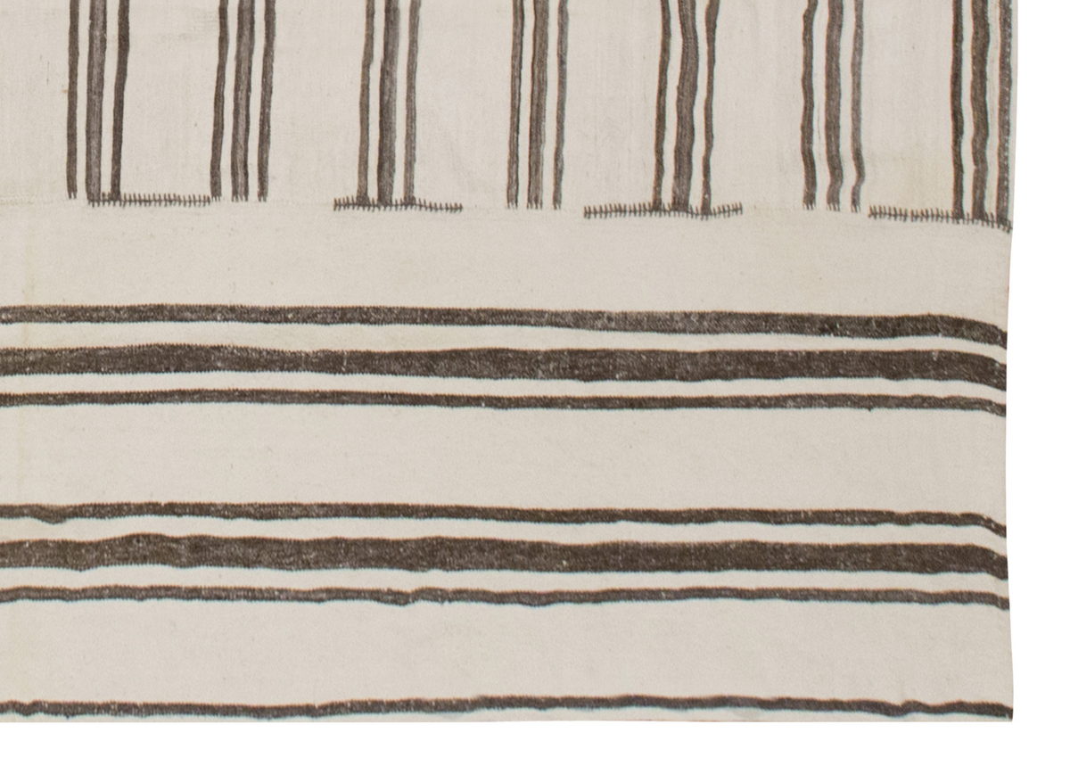 Neutral Kilim 7'9" x 11'2" feet 235 x 340 cm