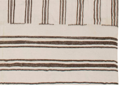 Neutral Kilim 7'9" x 11'2" feet 235 x 340 cm