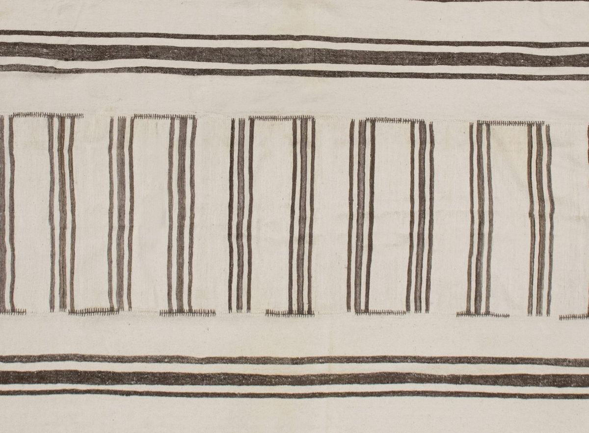 Neutral Kilim 7'9" x 11'2" feet 235 x 340 cm