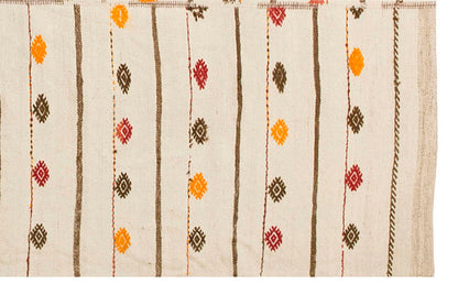 Neutral Kilim 8'10" x 9'10" feet 269 x 300 cm