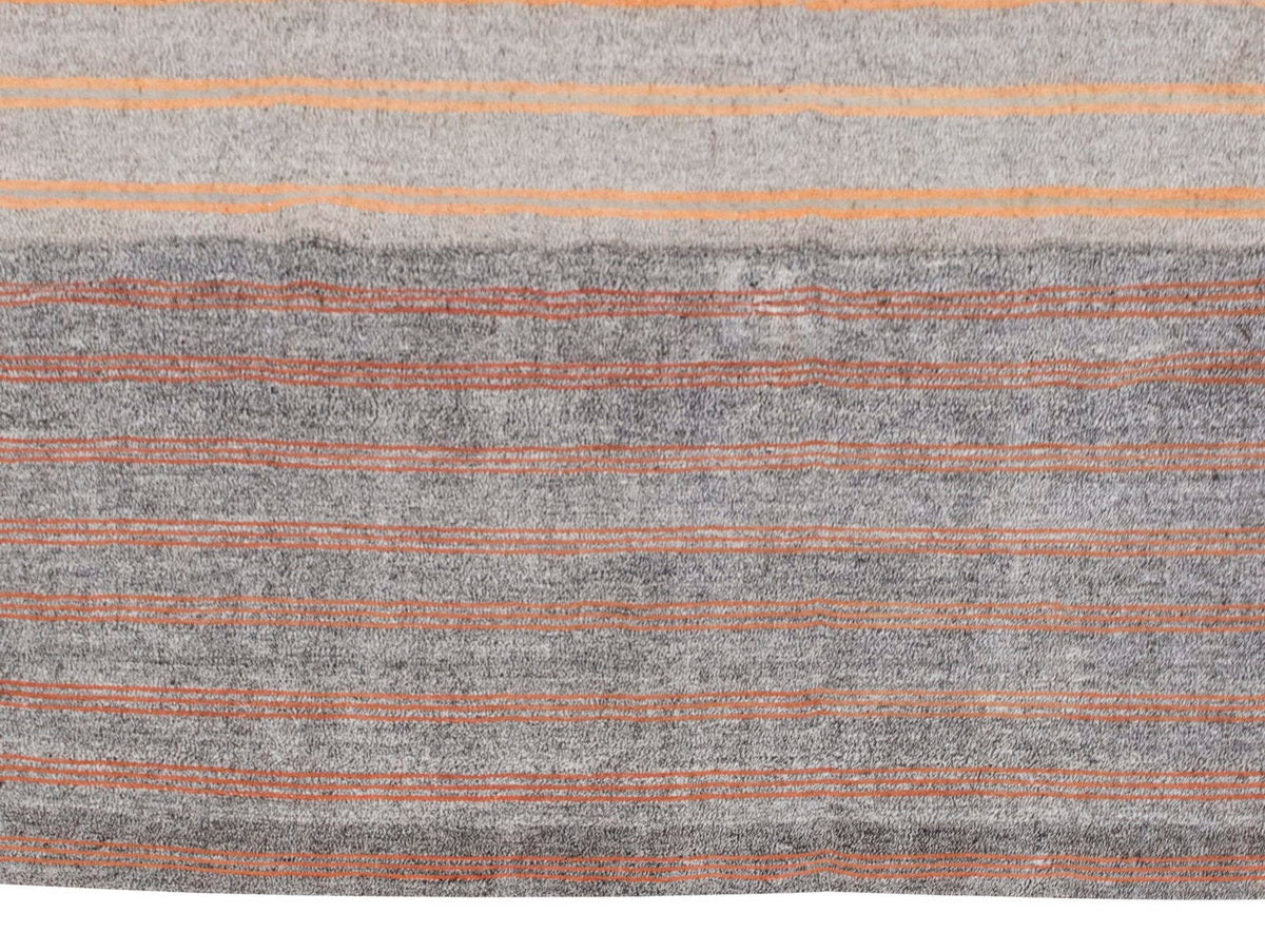 Neutral Kilim 9'6" x 10'11" feet 290 x 334 cm