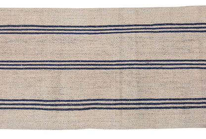 Neutral Kilim Runner 2'5" x 27'3" feet 74 x 830 cm