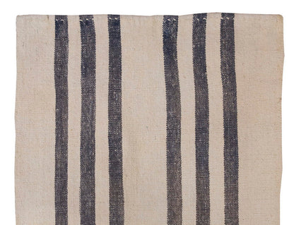 Neutral Kilim Runner 2'6" x 17'11" feet 77 x 545 cm