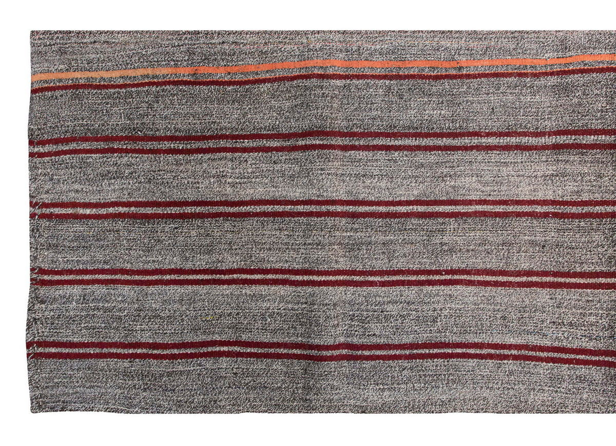 Neutral Kilim Runner 2'9" x 16'11" feet 84 x 515 cm
