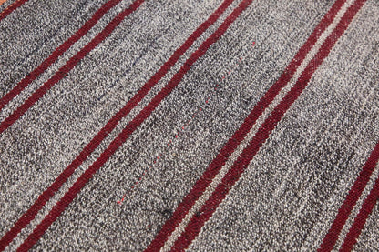 Neutral Kilim Runner 2'9" x 16'11" feet 84 x 515 cm