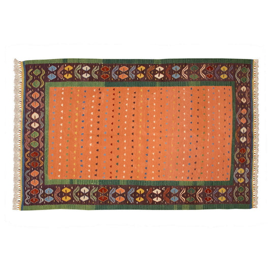 New Handmade Kilim 4'6 x 6'6 feet 136 x 198 cm