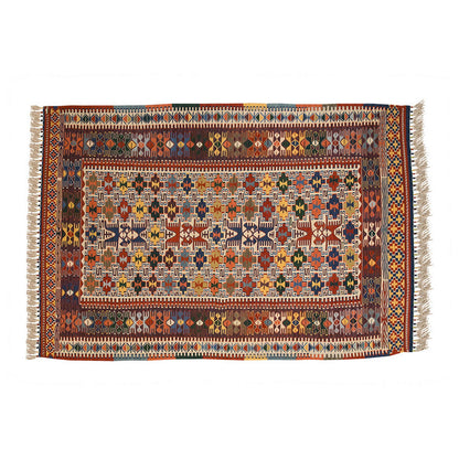 New Handmade Kilim 4'7 x 7'5 feet 140 x 225 cm