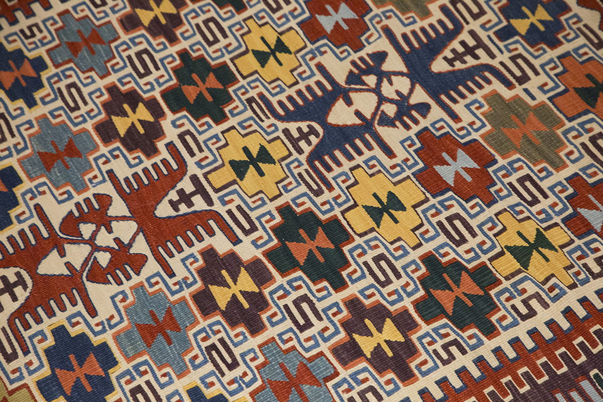 New Handmade Kilim 4'7 x 7'5 feet 140 x 225 cm