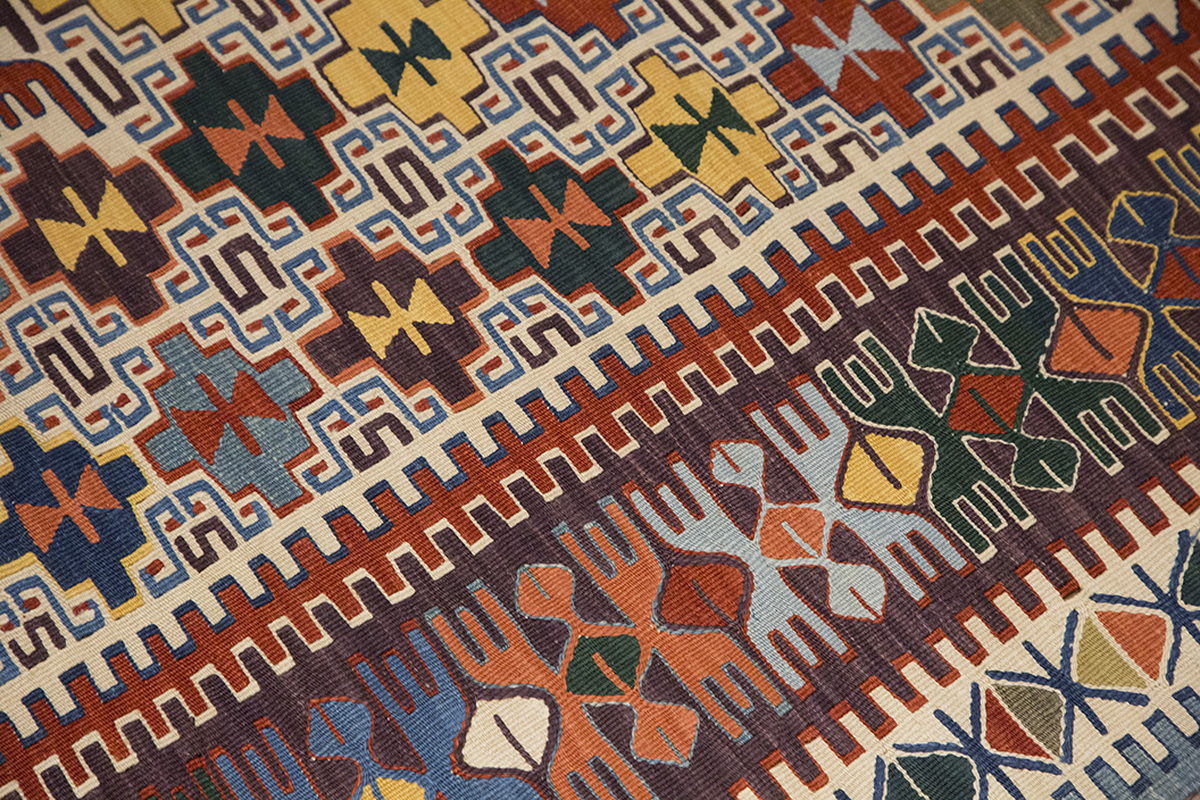 New Handmade Kilim 4'7 x 7'5 feet 140 x 225 cm