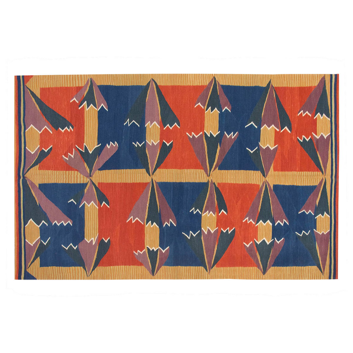 New Handmade Kilim 5'1 x 7'6 feet 155 x 228 cm