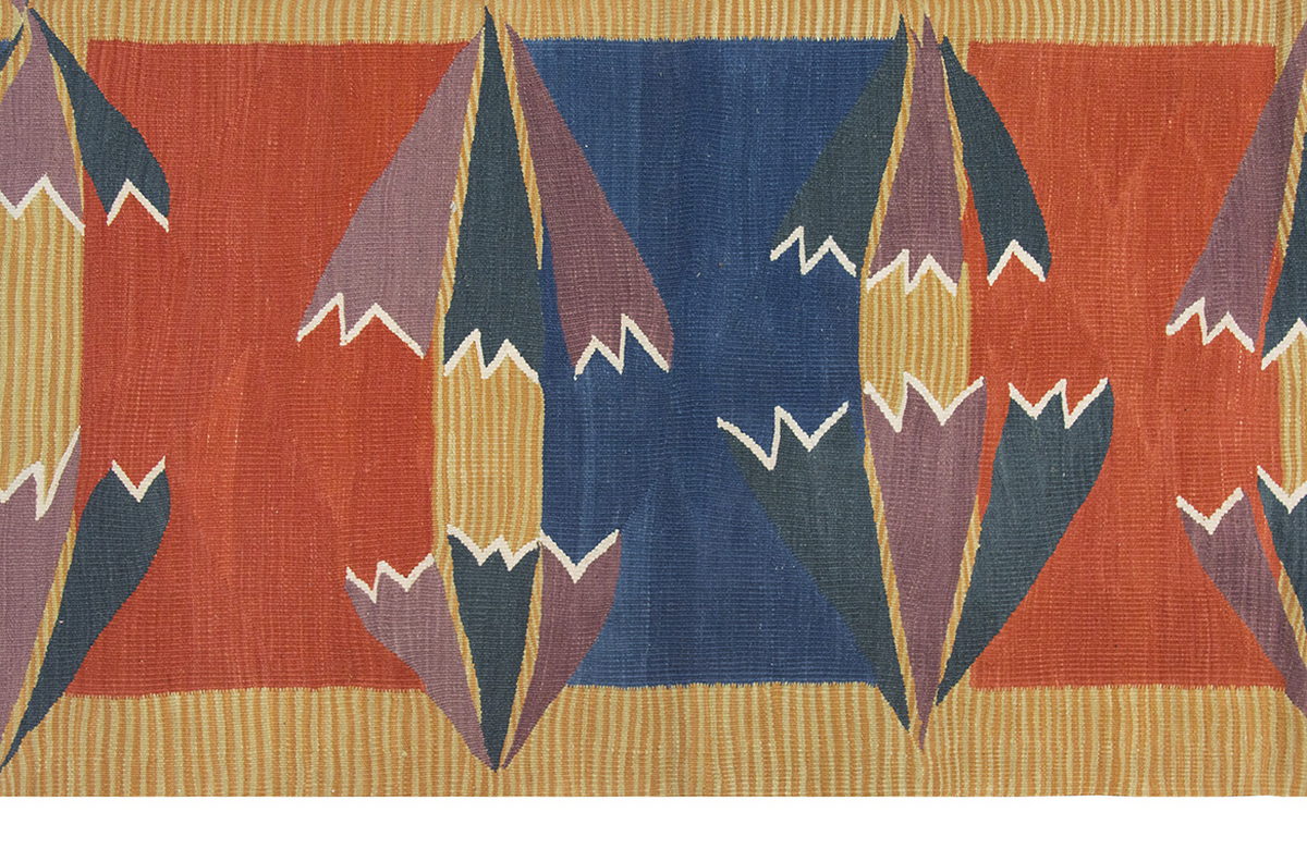 New Handmade Kilim 5'1 x 7'6 feet 155 x 228 cm