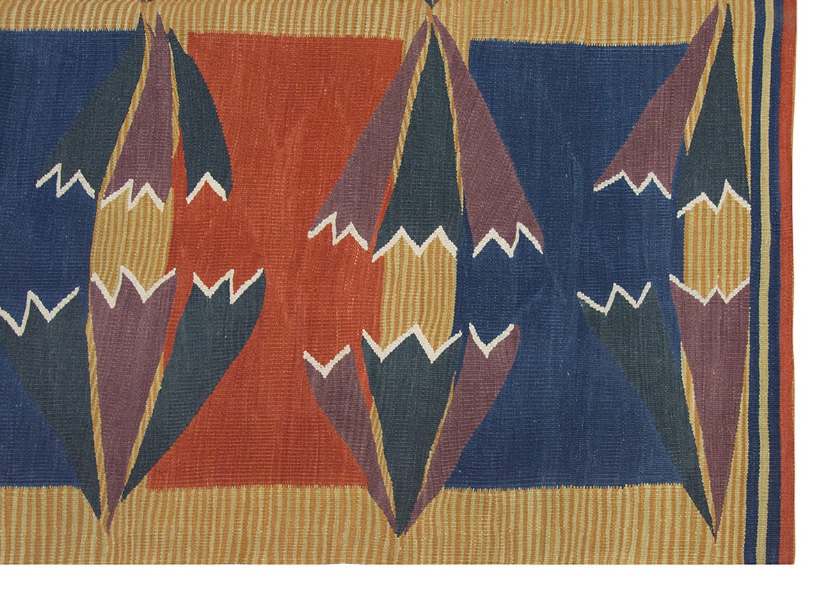 New Handmade Kilim 5'1 x 7'6 feet 155 x 228 cm