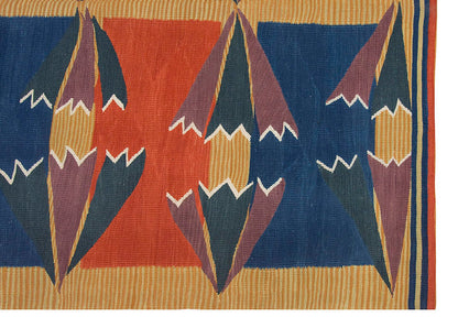 New Handmade Kilim 5'1 x 7'6 feet 155 x 228 cm