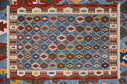 New Handmade Kilim 5'3 x 7'3 feet 160 x 220 cm
