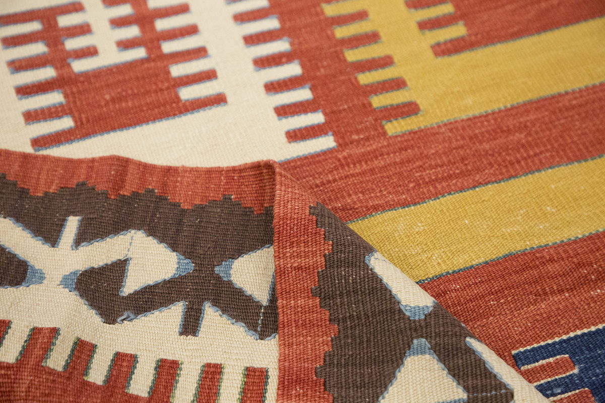 New Handmade Kilim 5'3 x 7'5 feet 160 x 225 cm