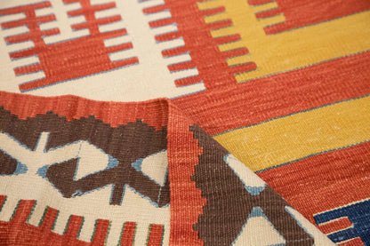 New Handmade Kilim 5'3 x 7'5 feet 160 x 225 cm