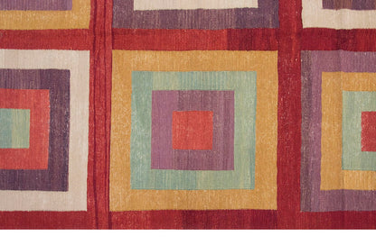 New Handmade Kilim 5'3 x 7'8 feet 161 x 233 cm