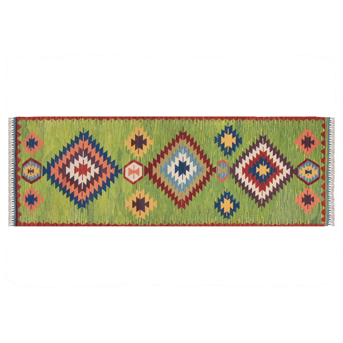 New Kilim Rug, Natural Color Kilim, 2'7 x 8 feet Kilim, 3x8 Kilim Rug,Turkish Kilim Rug,Oushak Kilim,Handwoven Kilim,Handspun Wool Kilim Rug