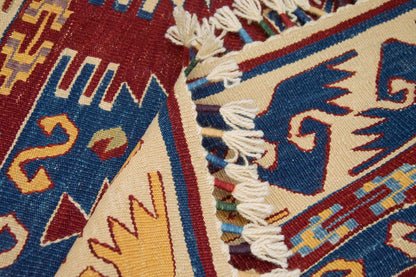 New Kilim Rug, Natural Color Kilim, 2'8 x 7'3 feet Kilim, 3x7 Kilim Rug,Turkish Kilim Rug,Oushak Kilim,Handwoven Kilim,Handspun Wool Kilim Rug