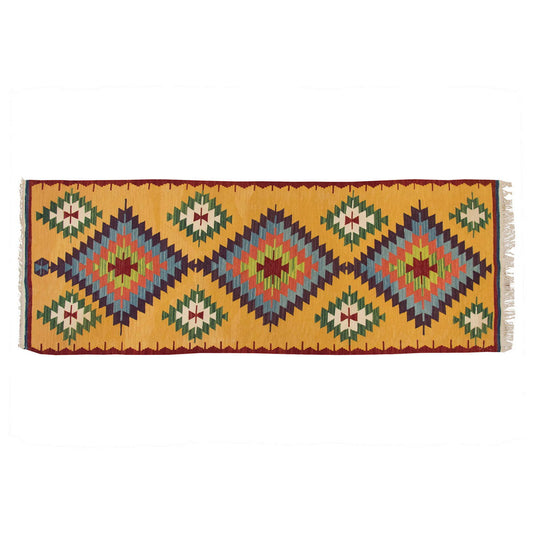 New Kilim Rug, Natural Color Kilim, 2'8 x 7 feet Kilim, 3x7 Kilim Rug,Turkish Kilim Rug,Oushak Kilim,Handwoven Kilim,Handspun Wool Kilim Rug
