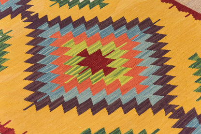 New Kilim Rug, Natural Color Kilim, 2'8 x 7 feet Kilim, 3x7 Kilim Rug,Turkish Kilim Rug,Oushak Kilim,Handwoven Kilim,Handspun Wool Kilim Rug