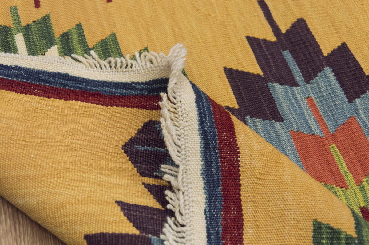 New Kilim Rug, Natural Color Kilim, 2'8 x 7 feet Kilim, 3x7 Kilim Rug,Turkish Kilim Rug,Oushak Kilim,Handwoven Kilim,Handspun Wool Kilim Rug