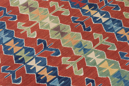 New Kilim Rug, Natural Color Kilim, 2'8x7'7 feet Kilim, 3x8 Kilim Rug,Turkish Kilim Rug,Oushak Kilim,Handwoven Kilim,Handspun Wool Kilim Rug