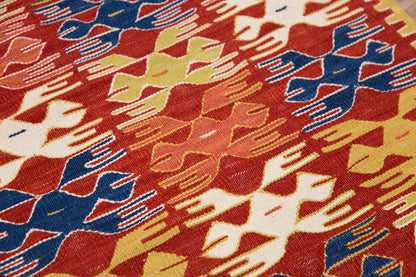New Kilim Rug, Natural Color Kilim, 2.4x7.7 feet Kilim, 2x8 Kilim Rug,Turkish Kilim Rug,Oushak Kilim,Handwoven Kilim,Handspun Wool Kilim Rug