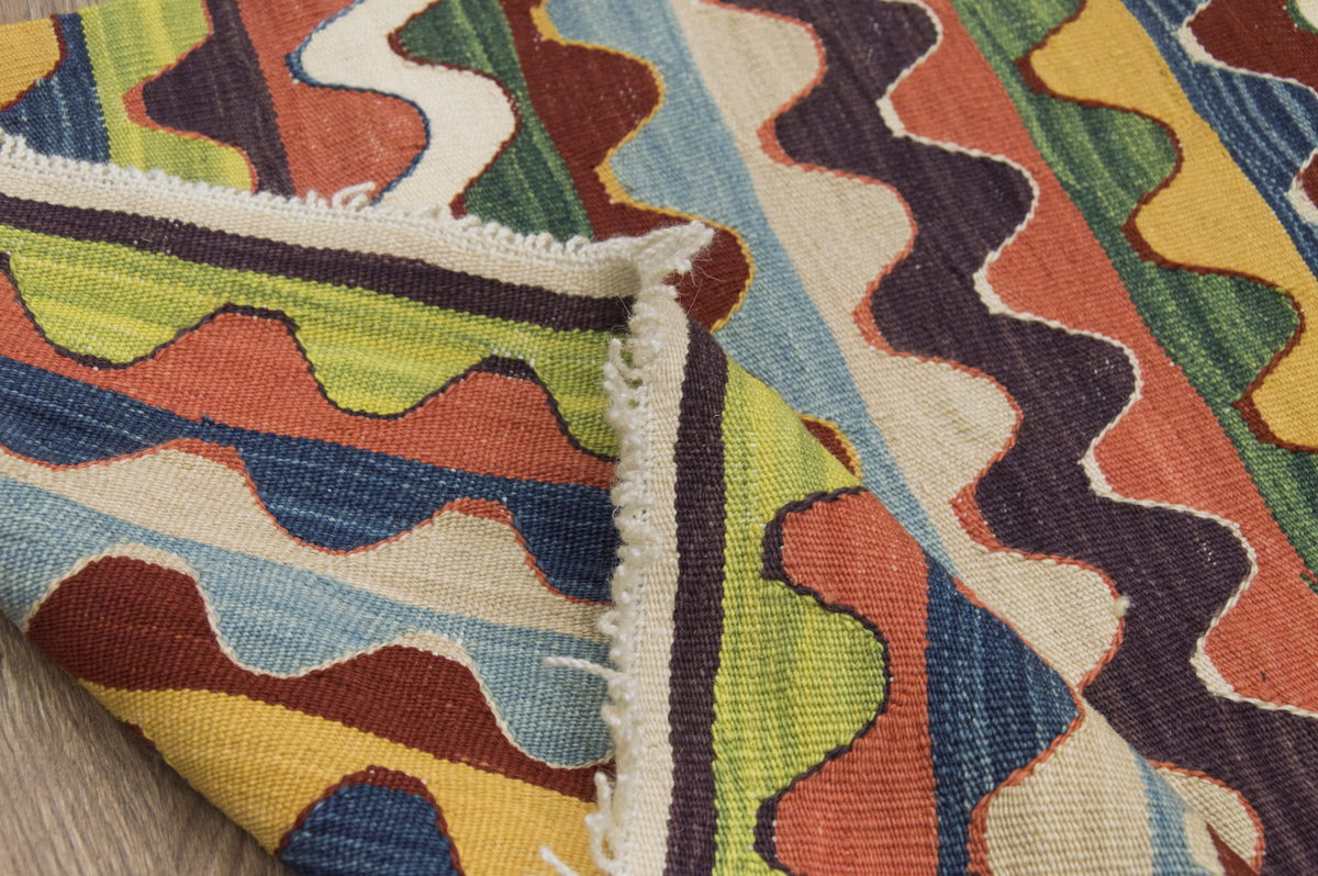 New Kilim Rug, Natural Color Kilim, 2.7x7 feet Kilim, 3x7 Kilim Rug,Turkish Kilim Rug,Oushak Kilim,Handwoven Kilim,Handspun Wool Kilim Rug