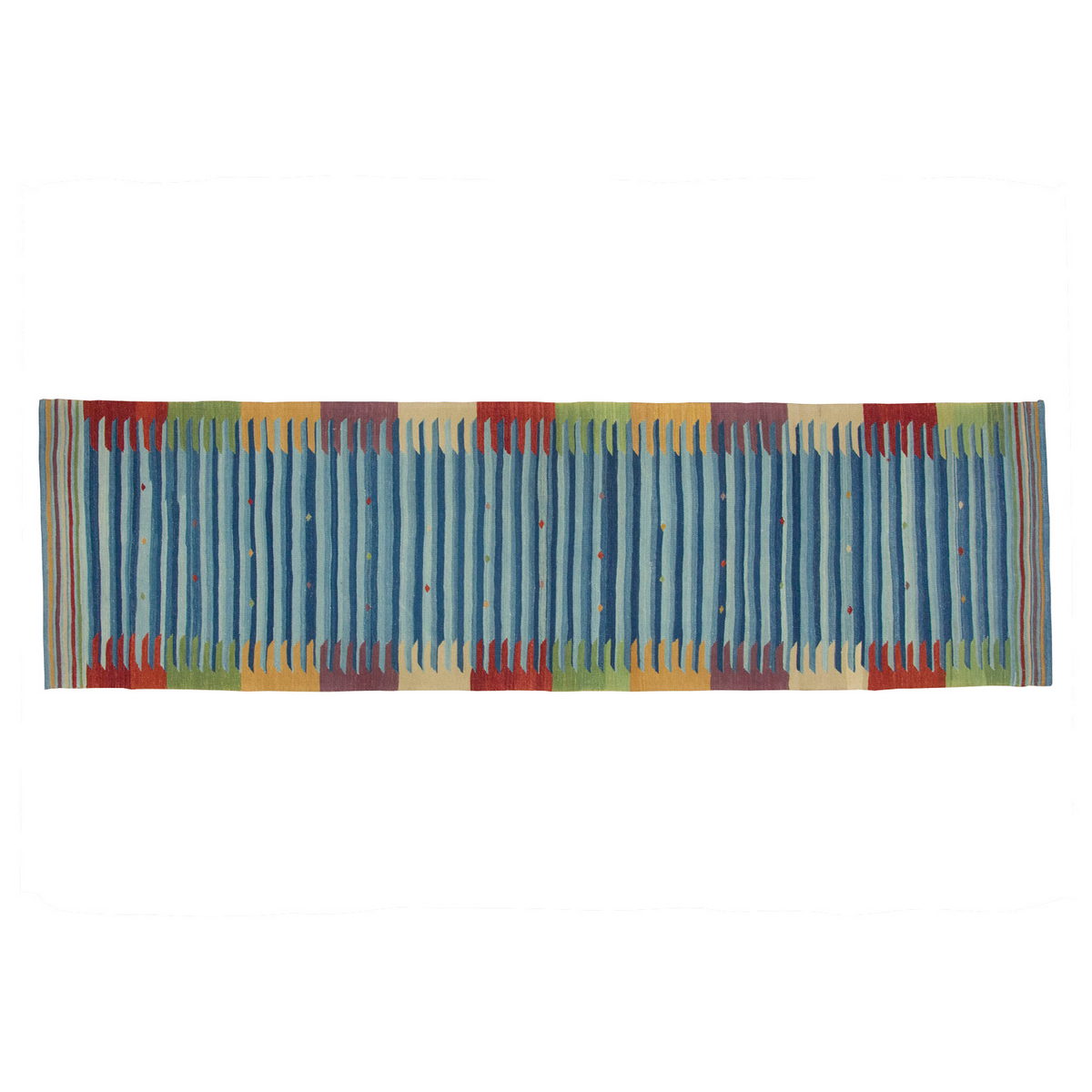 New Kilim Rug, Natural Color Kilim, 2.9 x 10 feet Kilim, 3x10 Kilim Rug,Turkish Kilim Rug,Oushak Kilim,Handwoven Kilim,Handspun Wool Kilim Rug