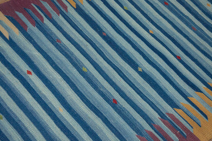 New Kilim Rug, Natural Color Kilim, 2.9 x 10 feet Kilim, 3x10 Kilim Rug,Turkish Kilim Rug,Oushak Kilim,Handwoven Kilim,Handspun Wool Kilim Rug
