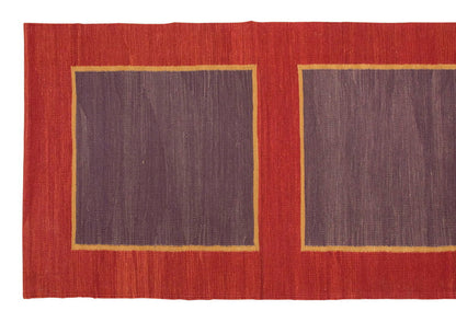 New Kilim Rug, Natural Color Kilim, 2.9x9.5 feet Kilim, 3x9 Kilim Rug,Turkish Kilim Rug,Oushak Kilim,Handwoven Kilim,Handspun Wool Kilim Rug