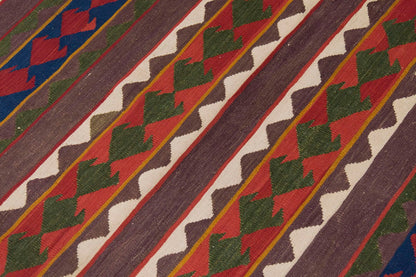 New Kilim Rug, Natural Color Kilim, 3 x 7'7 feet Kilim, 3x8 Kilim Rug,Turkish Kilim Rug,Oushak Kilim,Handwoven Kilim,Handspun Wool Kilim Rug