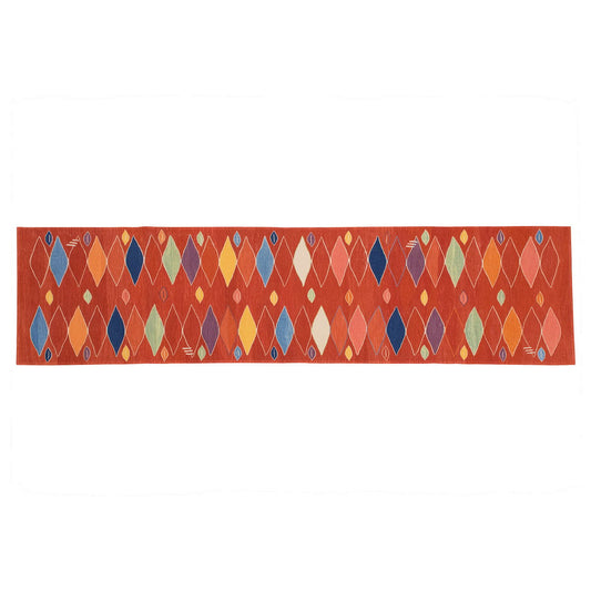 New Kilim Rug, Natural Color Kilim, 3x10 feet Kilim, 3x10 Kilim Rug,Turkish Kilim Rug,Oushak Kilim,Handwoven Kilim,Handspun Wool Kilim Rug