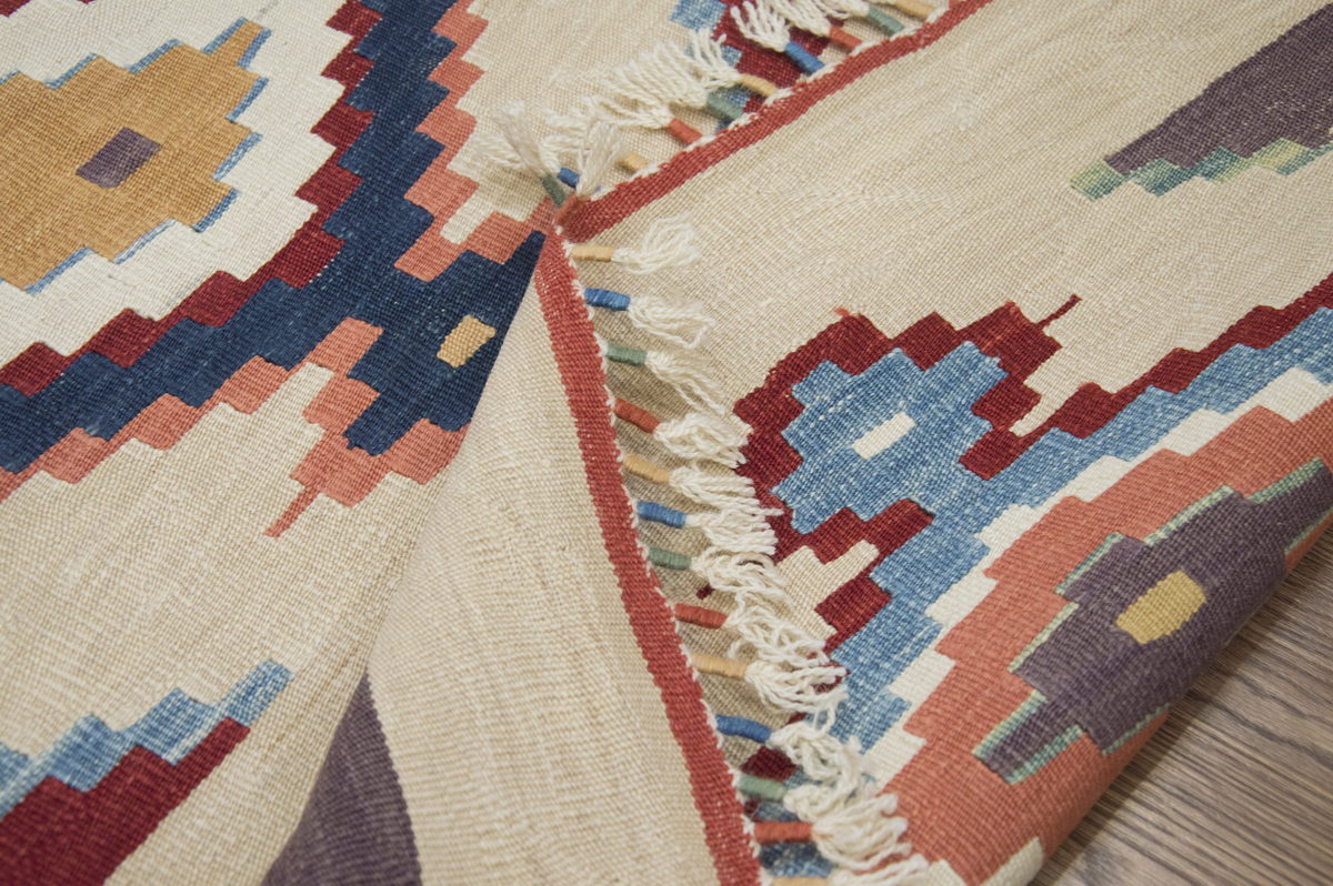 New Kilim Rug, Natural Color Kilim, 3x8.3 feet Kilim, 3x8 Kilim Rug,Turkish Kilim Rug,Oushak Kilim,Handwoven Kilim,Handspun Wool Kilim Rug