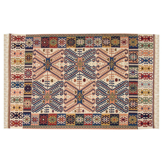 New Kilim Rug, Natural Color Kilim, 4.11x6.11 ft Kilim, 5x7 Kilim Rug,Turkish Kilim Rug,Oushak Kilim,Handwoven Kilim,Handspun Wool Kilim Rug