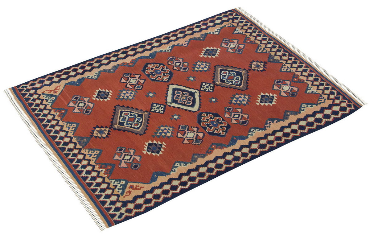 New Kilim Rug, Natural Color Kilim, 4.4x6.2 feet Kilim, 4x6 Kilim Rug,Turkish Kilim Rug,Oushak Kilim,Handwoven Kilim,Handspun Wool Kilim Rug